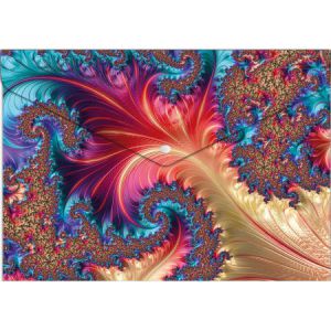 Koperta na zatrzask Panta A5 Fractal